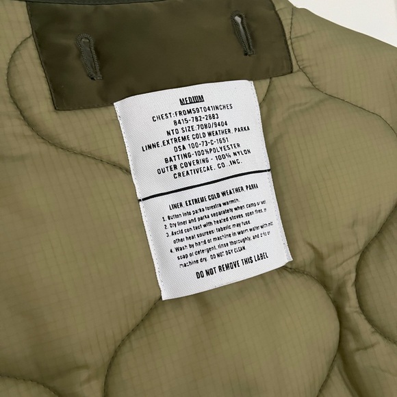 THE FRANKIE SHOP
Green Teddy Quilted Jacket - Picture 10 of 11